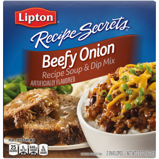 Recipe Secrets Soup and Dip Mix Beefy Onion 2.2oz